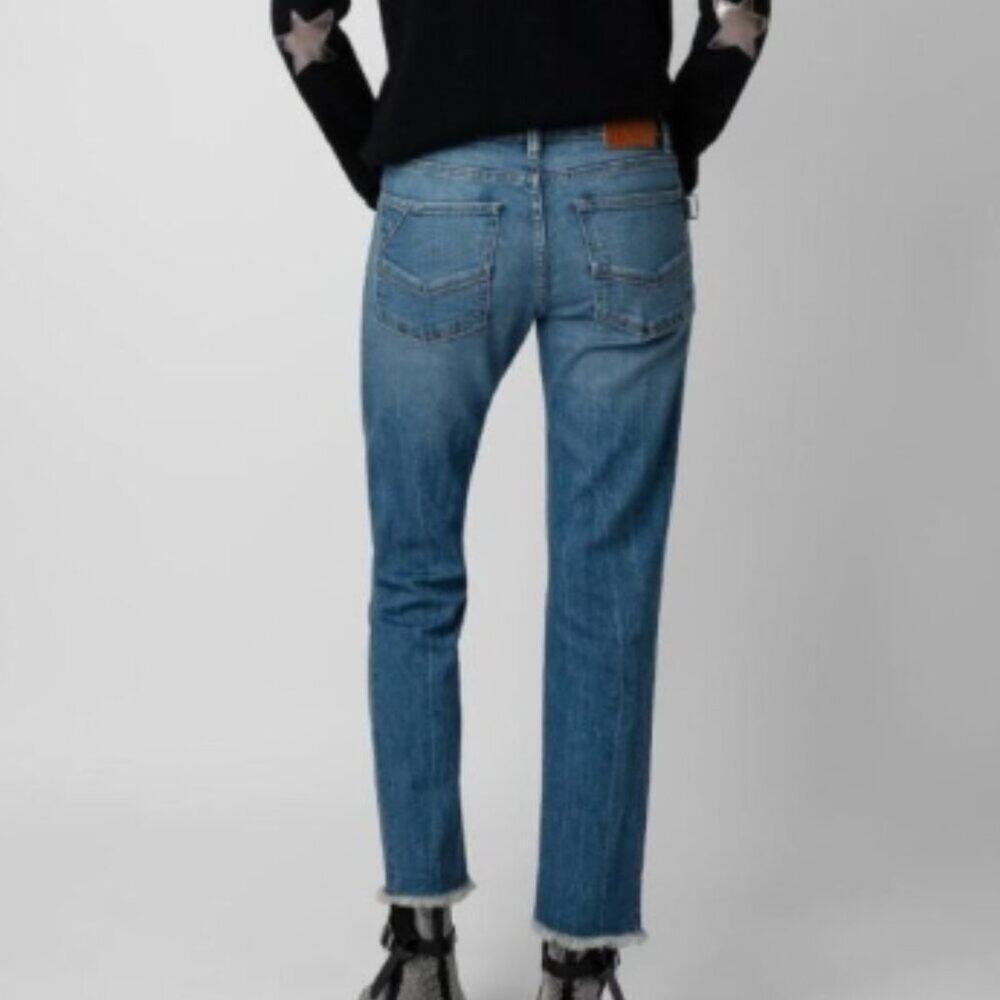 Zadig & Voltaire Ava Eco Jeans Bleu - Picture 4 of 5